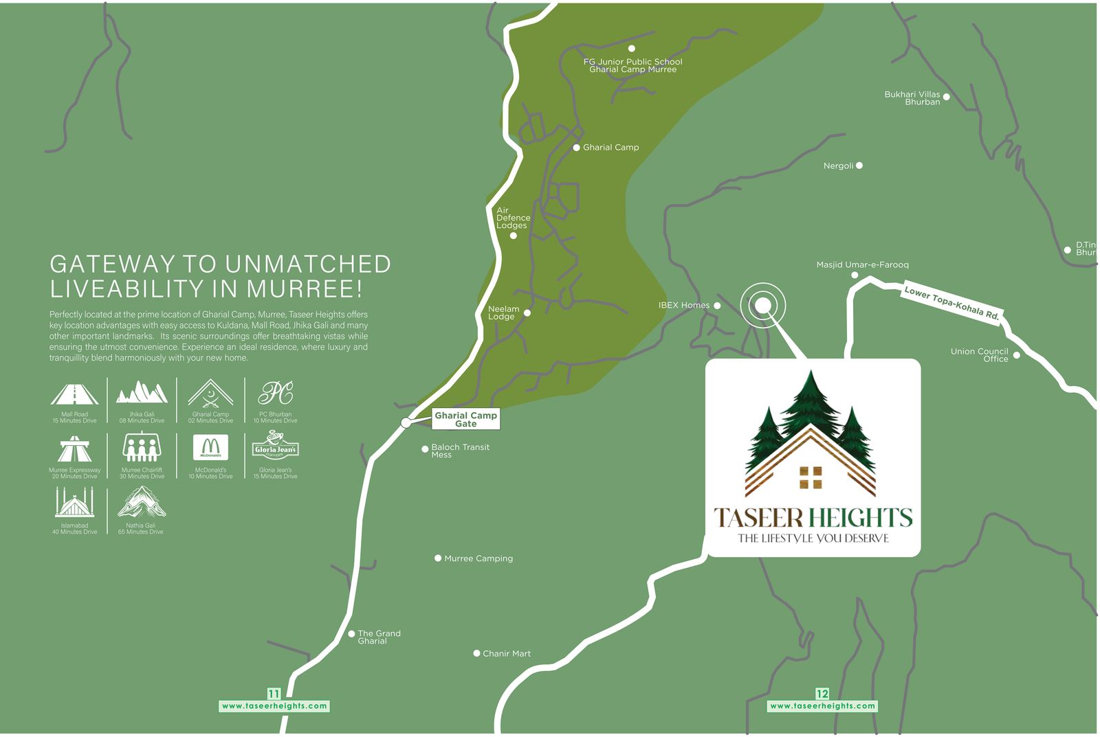 Taseer Heights Murree, Faisal Town